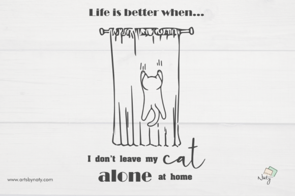 Review: Funny Cat Quote Printable Clipart for Stitchers