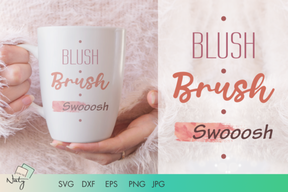 Reviewing the Blush Brush Swooosh Makeup Quote Design